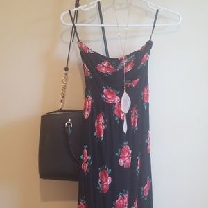 Long floral summer dress